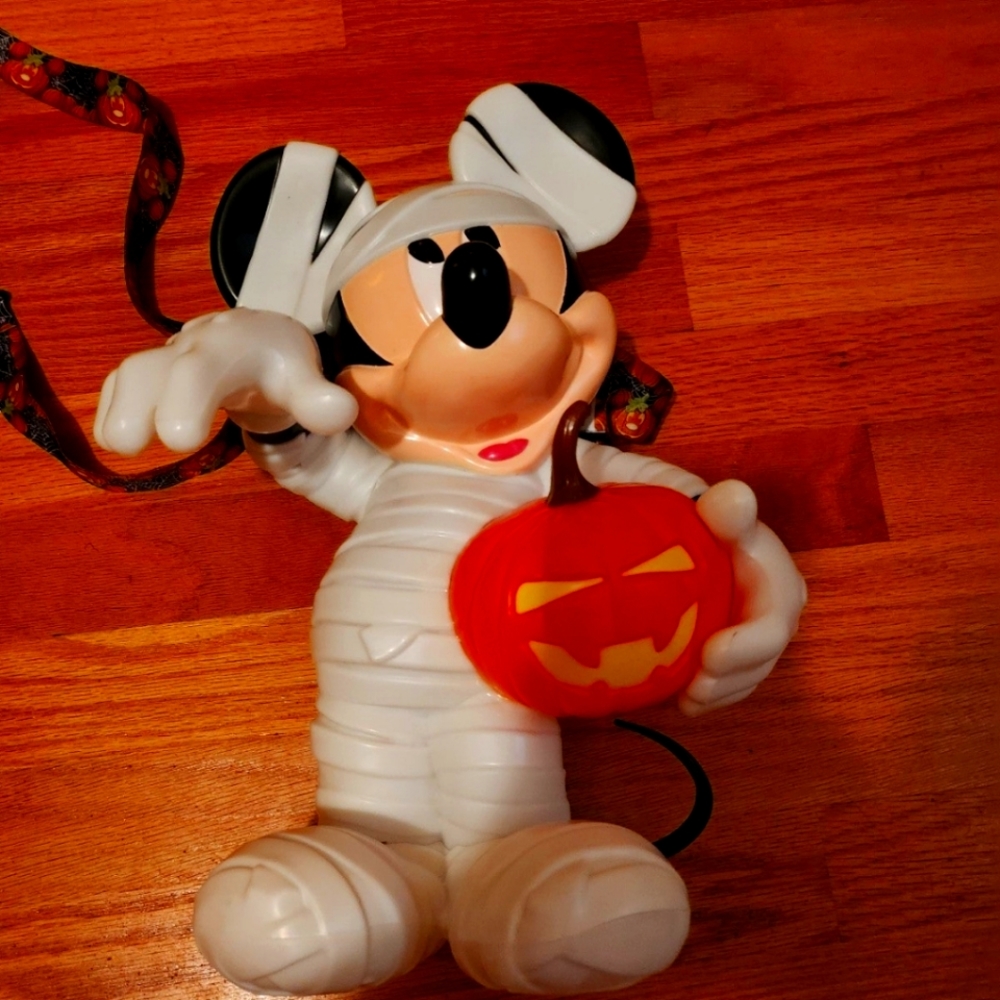 DisneyParks Halloween Mickey Mouse Mummy Popcorn Bucket Limited Edition
